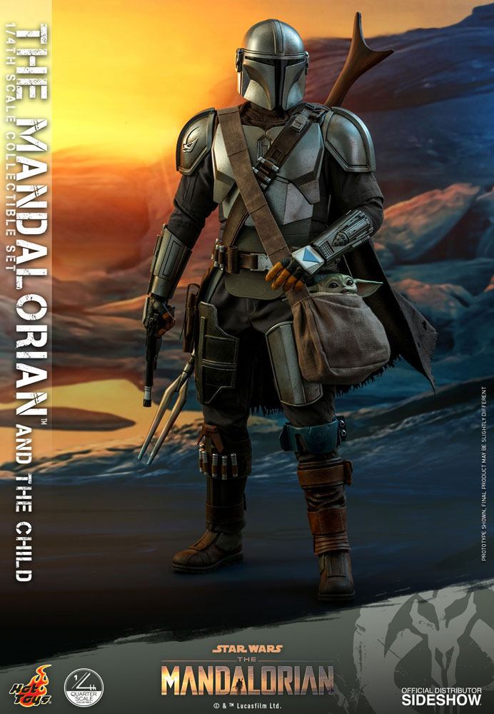 Star Wars The Mandalorian Action Figure 2-Pack 1/4 The Mandalorian &amp; The Child 46 cm