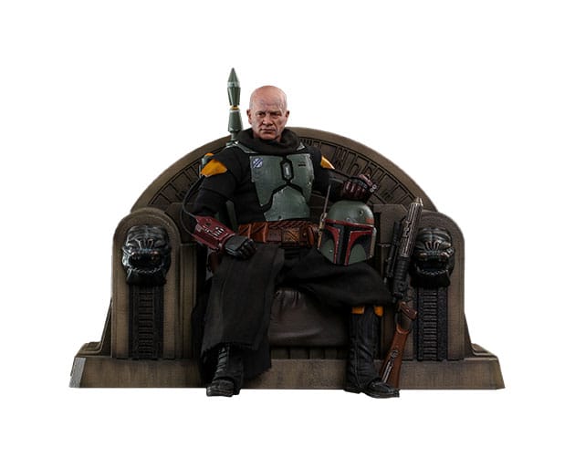 Star Wars: The Mandalorian Action Figure 1/6 Boba Fett Repaint Armor and Throne Special Edition 30 cm