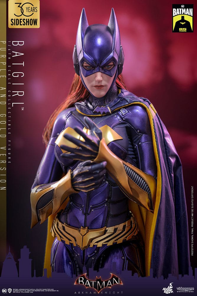 Batman Arkham Knight Videogame Masterpiece Action Figure 1/6 Batgirl (Purple and Gold Version) Exclusive 30 cm