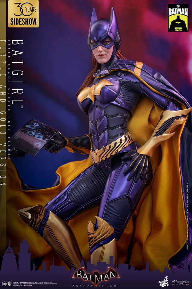 Batman Arkham Knight Videogame Masterpiece Action Figure 1/6 Batgirl (Purple and Gold Version) Exclusive 30 cm