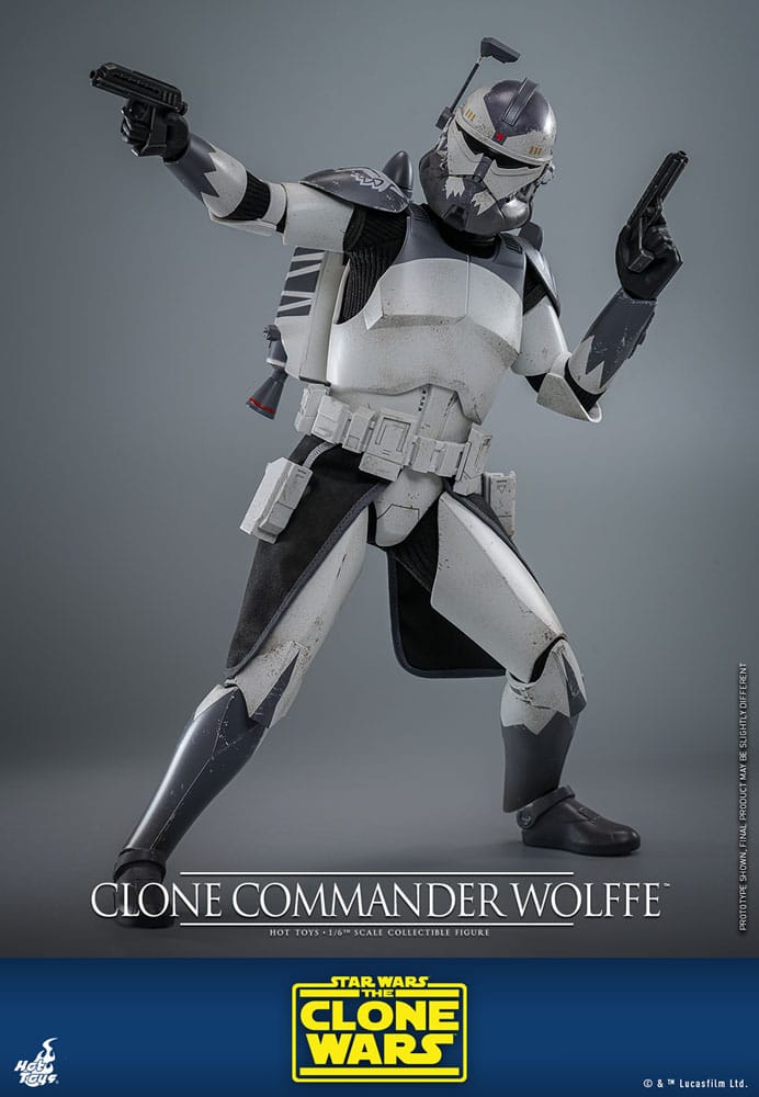 Star Wars: The Clone Wars Action Figure 1/6 Clone Commander Wolffe 30 cm