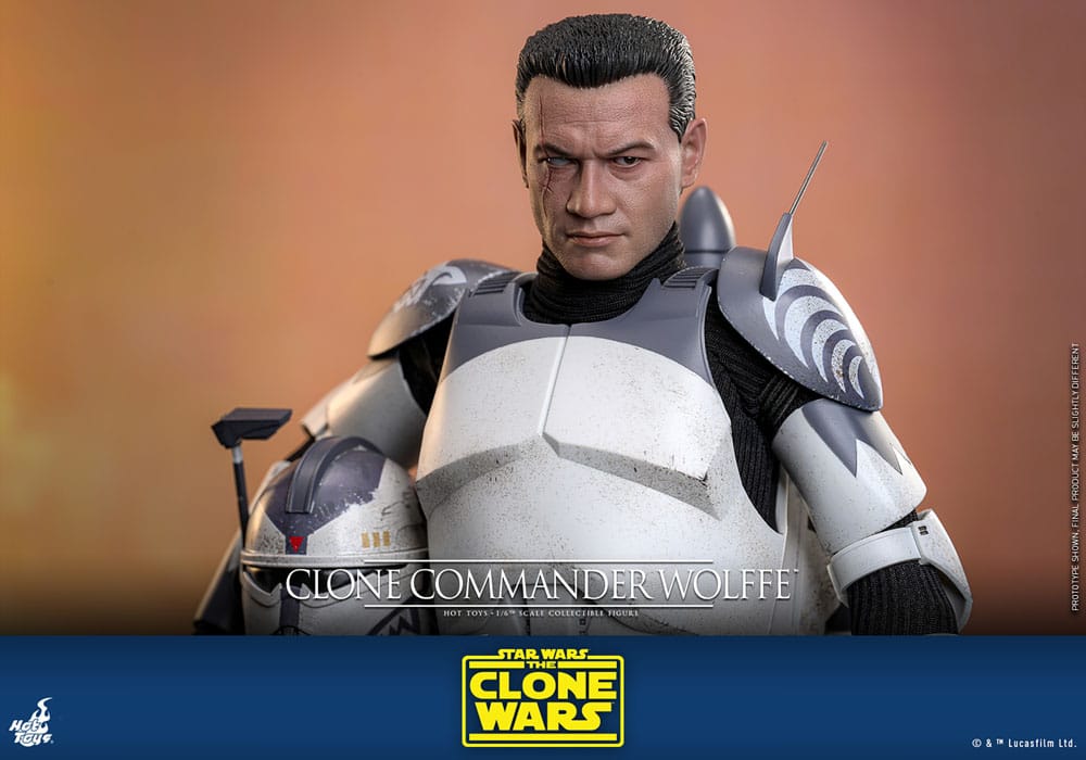 Star Wars: The Clone Wars Action Figure 1/6 Clone Commander Wolffe 30 cm