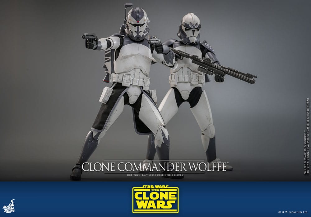 Star Wars: The Clone Wars Action Figure 1/6 Clone Commander Wolffe 30 cm