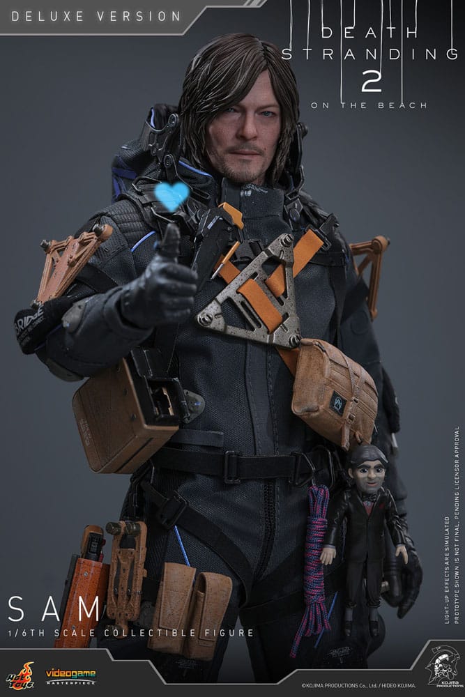Death Stranding 2: On the Beach Videogame Masterpiece Action Figure 1/6 Sam (Deluxe Version) 31 cm