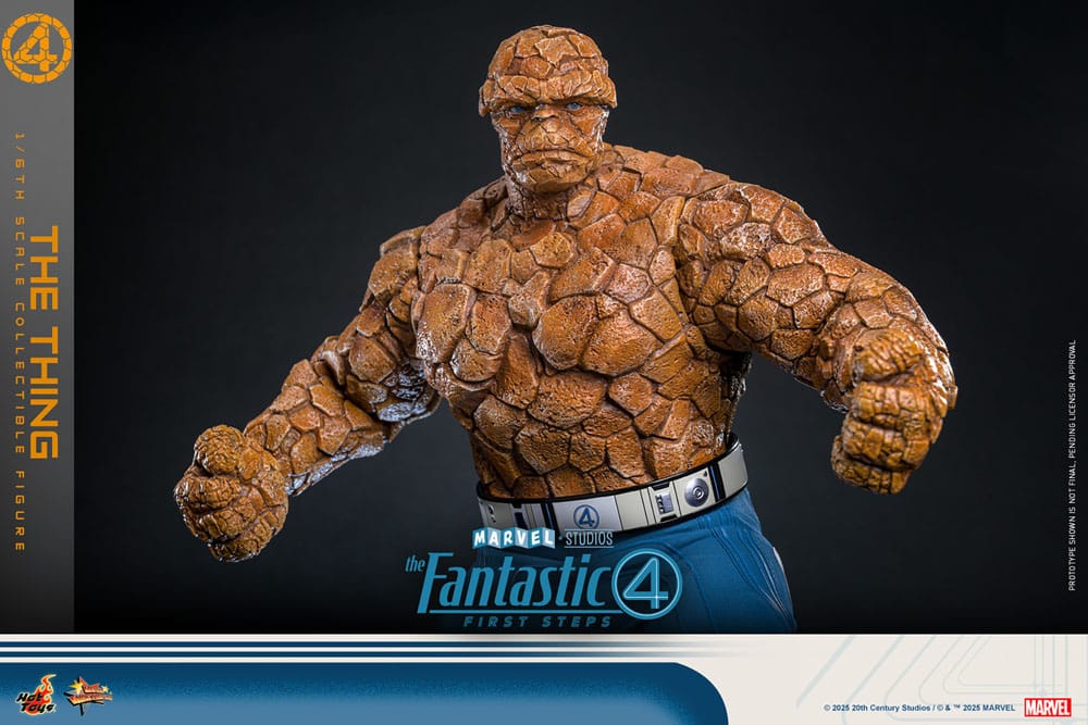 The Fantastic Four: First Steps Movie Masterpiece Action Figure 1/6 The Thing 31 cm
