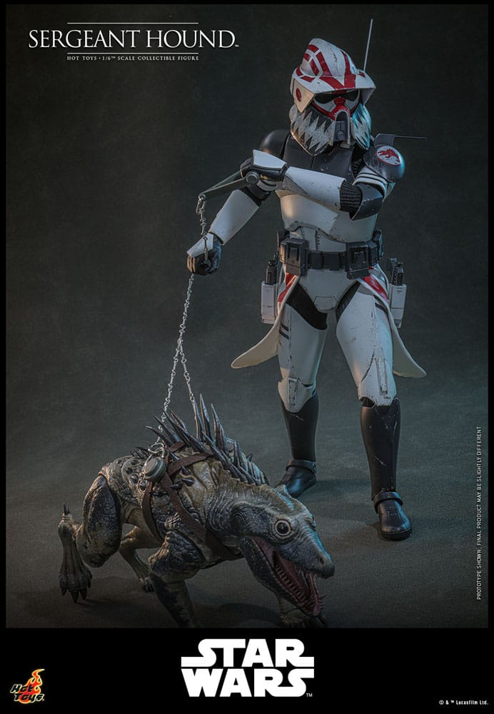 Star Wars: The Clone Wars Action Figure 1/6 Sergeant Hound 30 cm