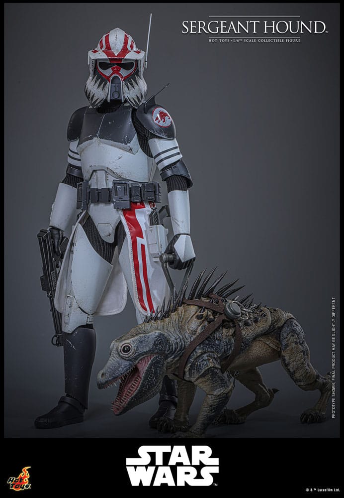 Star Wars: The Clone Wars Action Figure 1/6 Sergeant Hound 30 cm