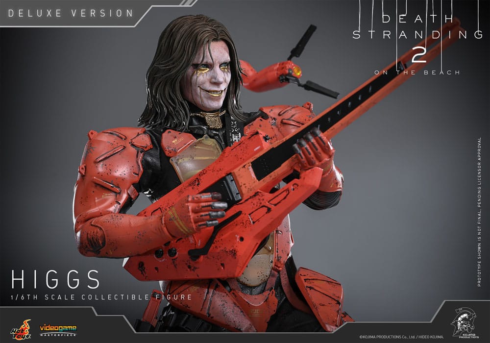 Death Stranding 2: On the Beach Videogame Masterpiece Action Figure 1/6 Higgs (Deluxe Version) 33 cm