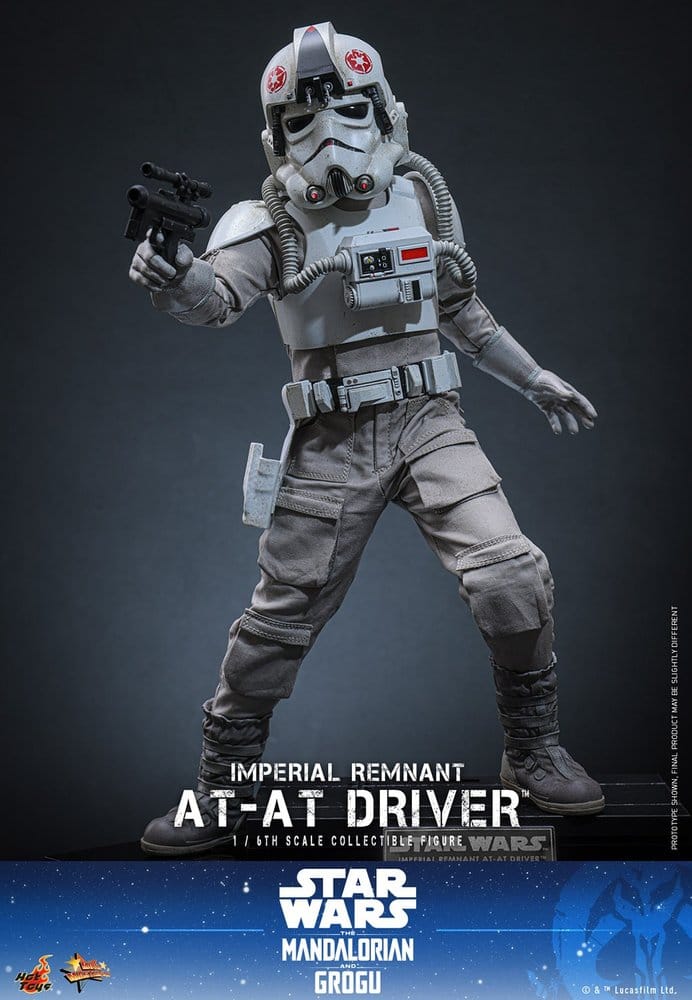 Star Wars Movie Masterpiece Action Figure 1/6 Imperial Remnant AT-AT Driver 30 cm