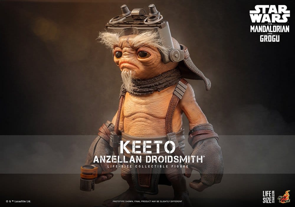 Star Wars: The Mandalorian & Grogu Life-Size Masterpiece Life-Size Figure Keeto (Anzellan Droidsmith) 26 cm