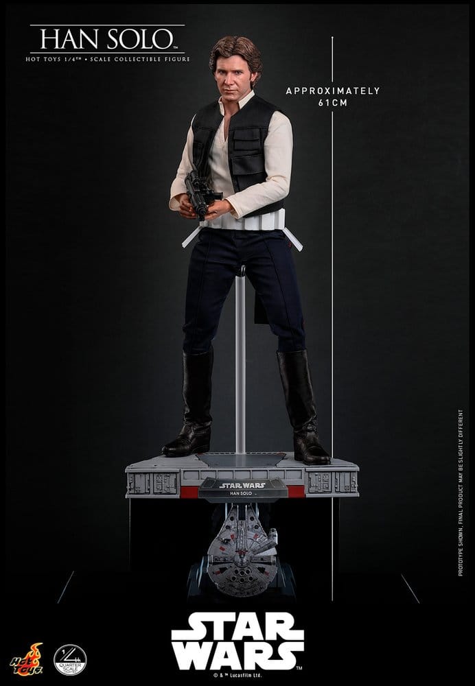 Star Wars Episode IV Action Figure 1/4 Han Solo 46 cm
