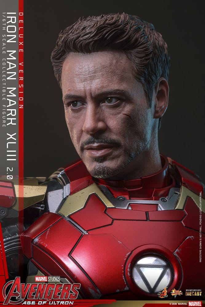 Avengers: Age of Ultron Movie Masterpiece Diecast Action Figure 1/6 Iron Man Mark XLIII (2.0) (Deluxe Version) 32 cm