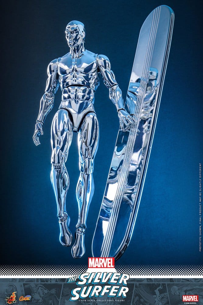 Marvel Action Figure 1/6 Silver Surfer 32 cm