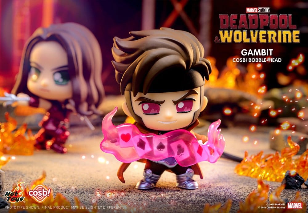 Deadpool & Wolverine Cosbi Mini Figures 9 cm Series 2 Blind Box Display (8)
