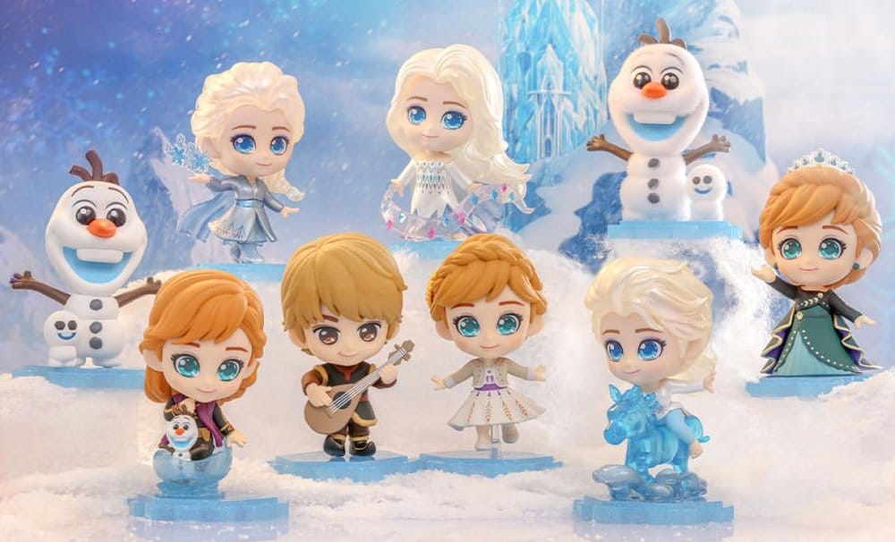 Frozen Cosbi Mini Figures 8 cm Blind Box Display (8)