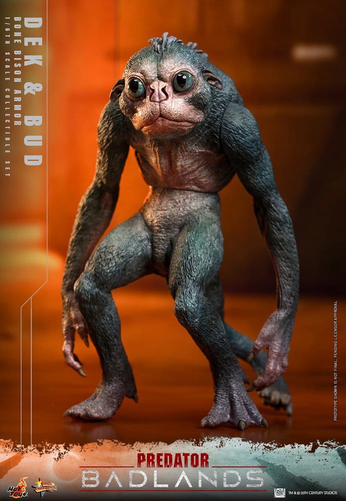 Predator: Badlands Movie Masterpiece Action Figures 2-Pack 1/6 Dek (Bone Bison Armor) and Bud 31 cm
