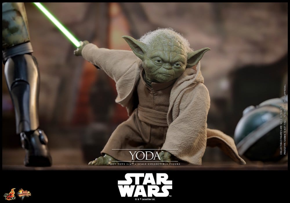Star Wars: Revenge of the Sith Movie Masterpiece Action Figure 1/6 Yoda 14 cm