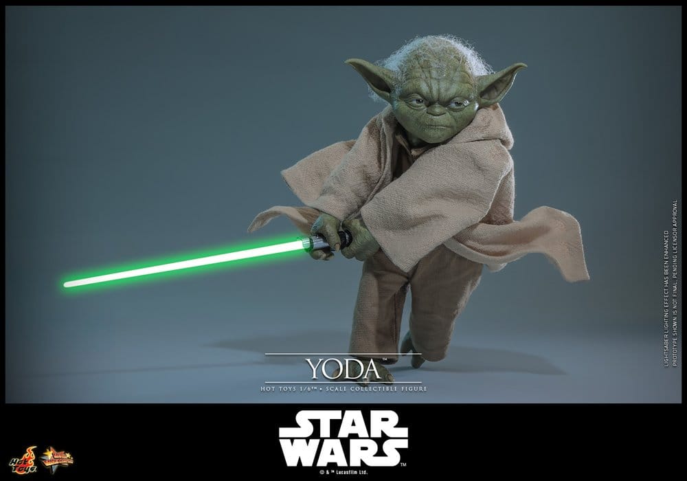 Star Wars: Revenge of the Sith Movie Masterpiece Action Figure 1/6 Yoda 14 cm