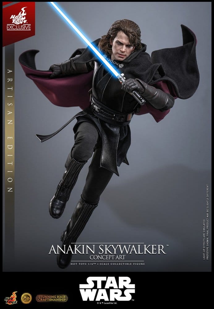 Star Wars Episode III: Revenge Of The Sith Movie Masterpiece Action Figure 1/6 Anakin Skywalker (Concept Art Version) (Artisan Edition) Hot Toys Exclusive 31 cm