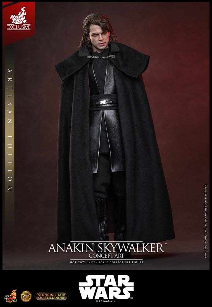 Star Wars Episode III: Revenge Of The Sith Movie Masterpiece Action Figure 1/6 Anakin Skywalker (Concept Art Version) (Artisan Edition) Hot Toys Exclusive 31 cm