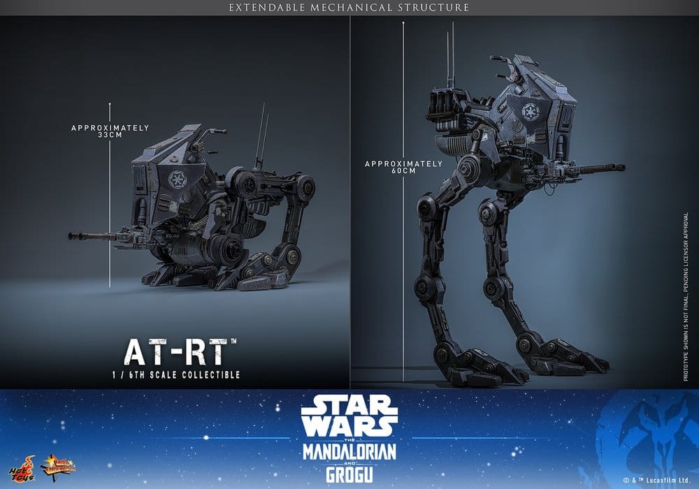 Star Wars: The Mandalorian & Grogu Movie Masterpiece Vehicle 1/6 AT-RT 60 cm