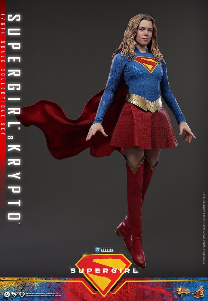 DC Comics Movie Masterpiece Action Figure Set Supergirl & Krypto 28 cm