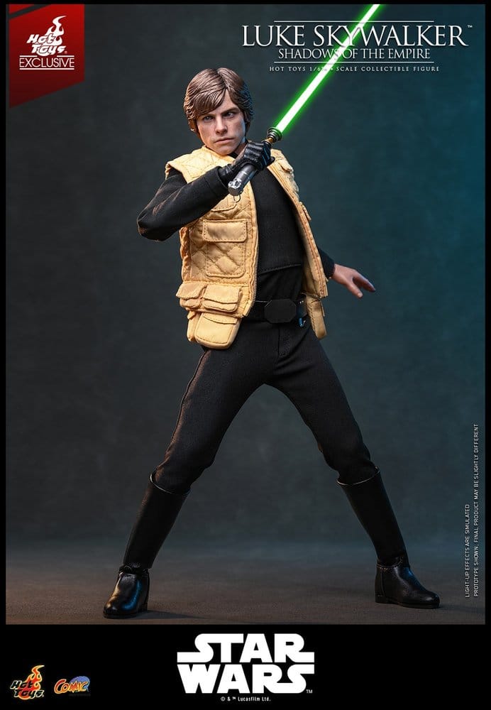 Star Wars Comic Masterpiece Action Figure 1/6 Luke Skywalker (Shadows Of The Empire) (Hot Toys Exclusive) 28 cm