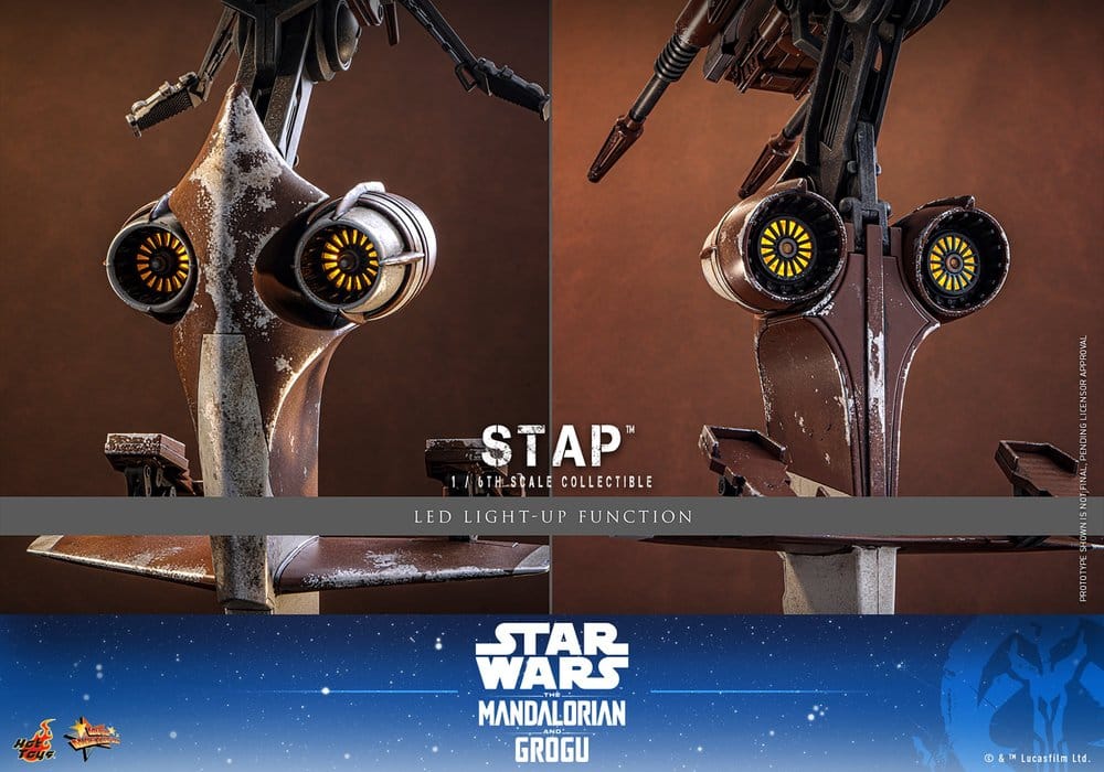 Star Wars: The Mandalorian & Grogu Movie Masterpiece Accessory 1/6 STAP 32 cm