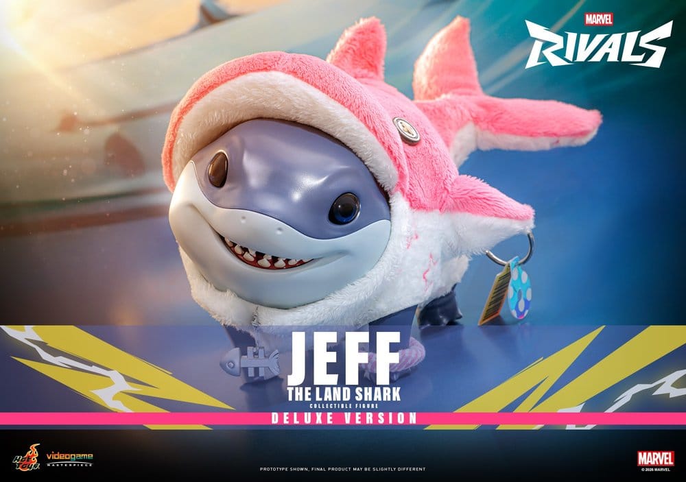 Marvel Rivals Videogame Masterpiece Series Action Figure Jeff the Land Shark (Deluxe Version) 11 cm