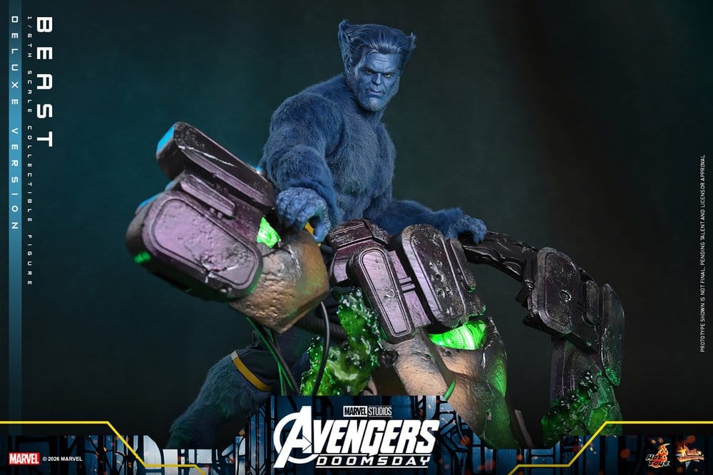 Marvel X-Men Movie Masterpiece Action Figure 1/6 Beast (Deluxe Version) 33 cm