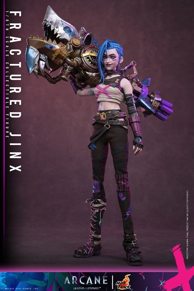 Arcane Action Figure 1/6 Fractured Jinx 28 cm