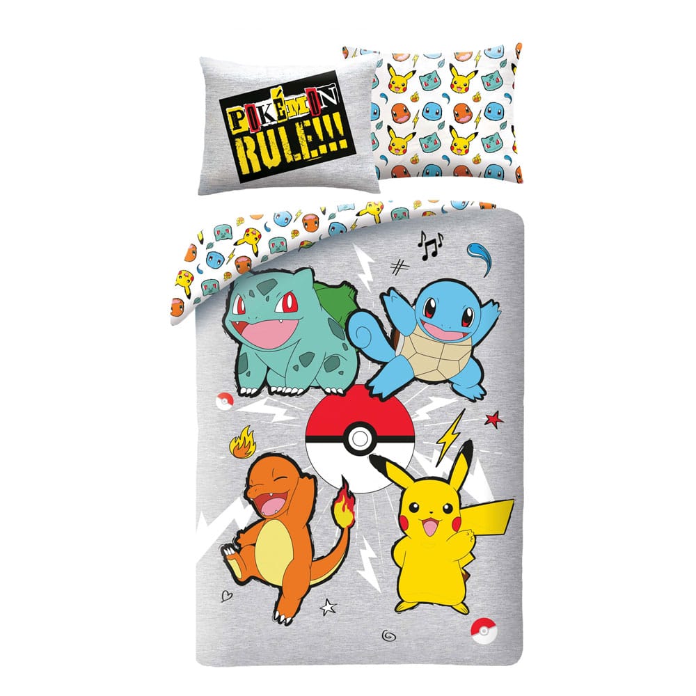 Pokémon Duvet Set Ver. 5 140 x 200 cm / 70 x 90 cm