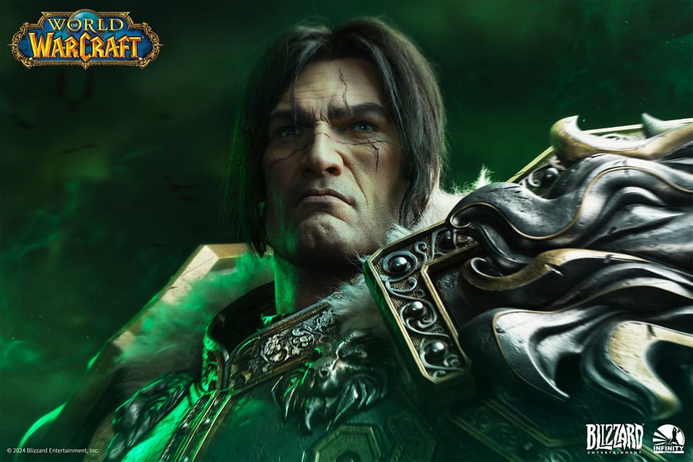 World of Warcraft Life Size Bust 1/1 Varian Wrynn 120 cm