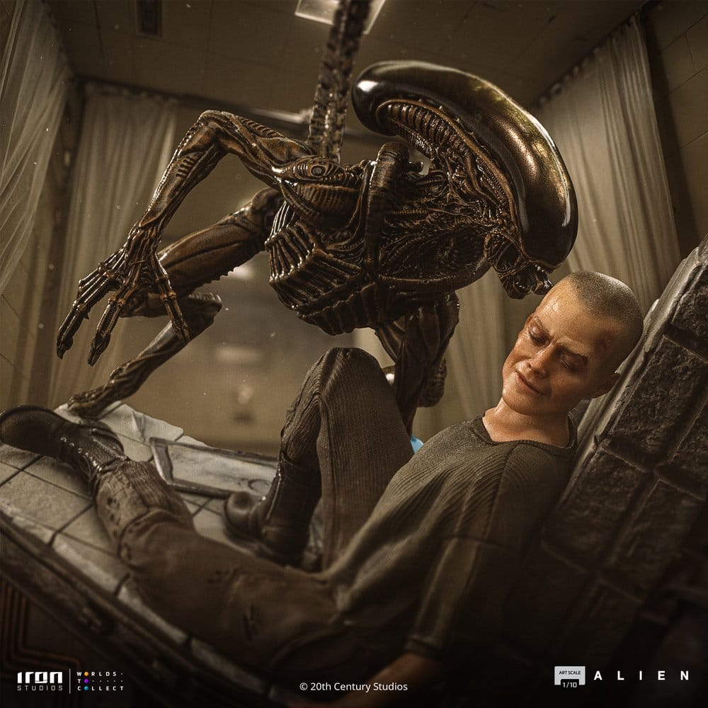 Alien 3 Art Scale Statue 1/10 Ellen Ripley and Dog Alien 23 cm
