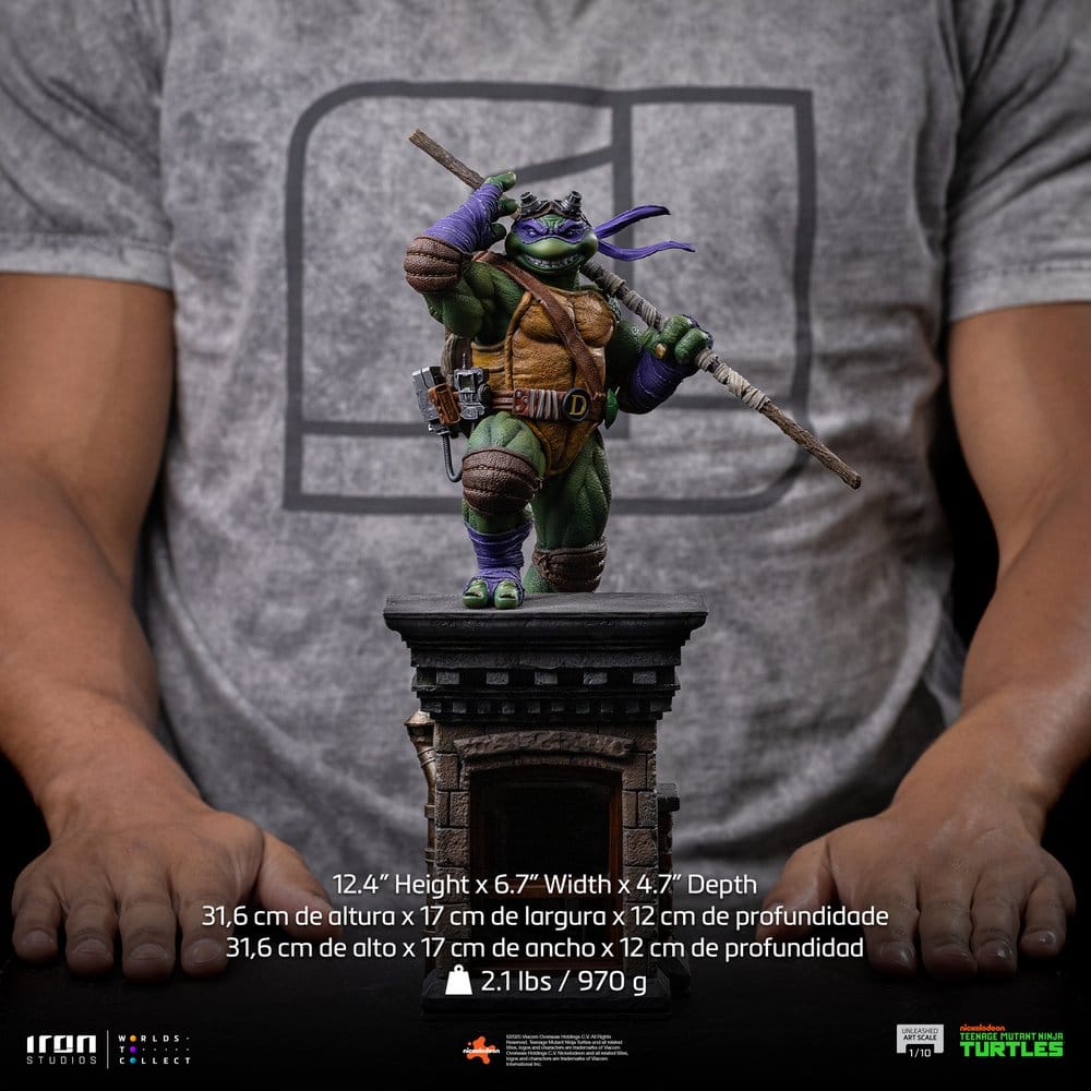 Teenage Mutant Ninja Turtles Art Scale Statue 1/10 Donatello Unleashed 32 cm