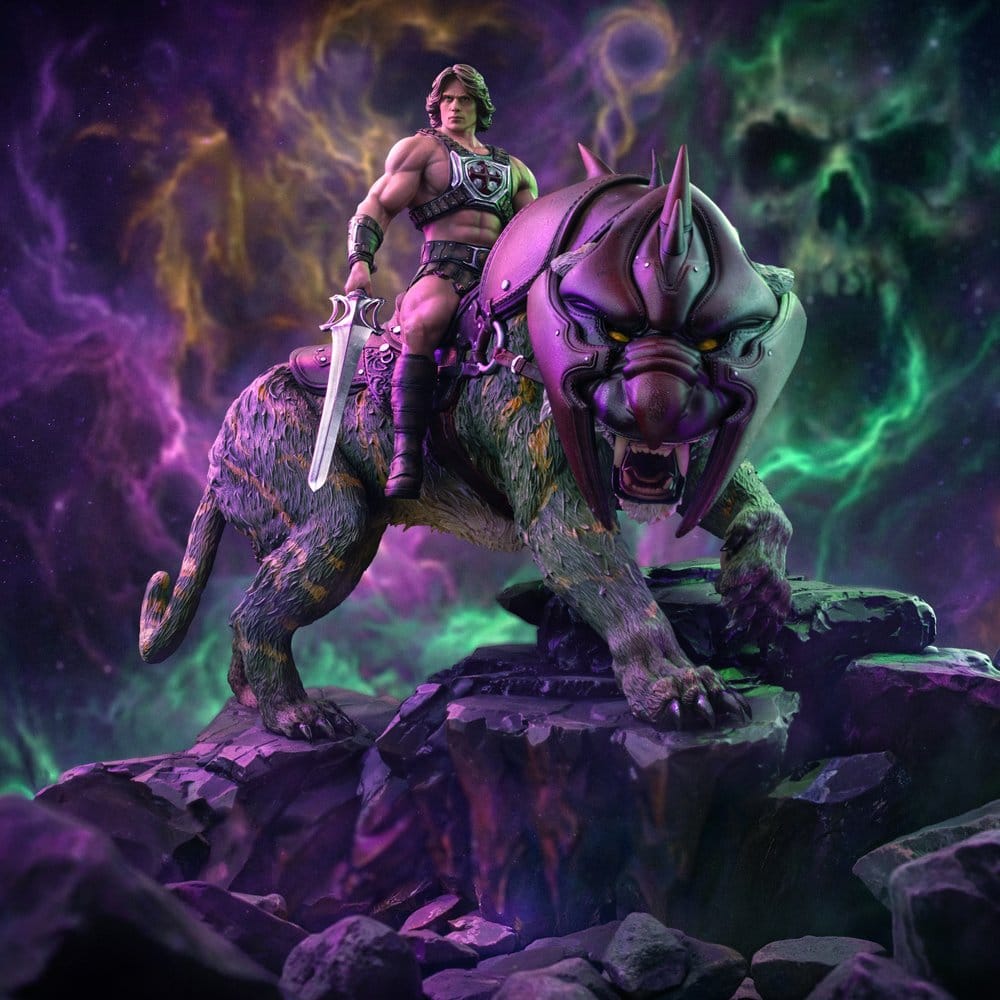 Masters of the Universe Art Scale Statue 1/10 He-Man and Battle Cat 33 cm