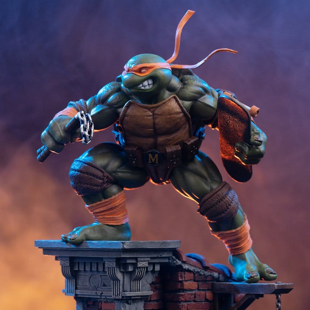 Teenage Mutant Ninja Turtles Art Scale Statue 1/10 Michelangelo Unleashed 24 cm