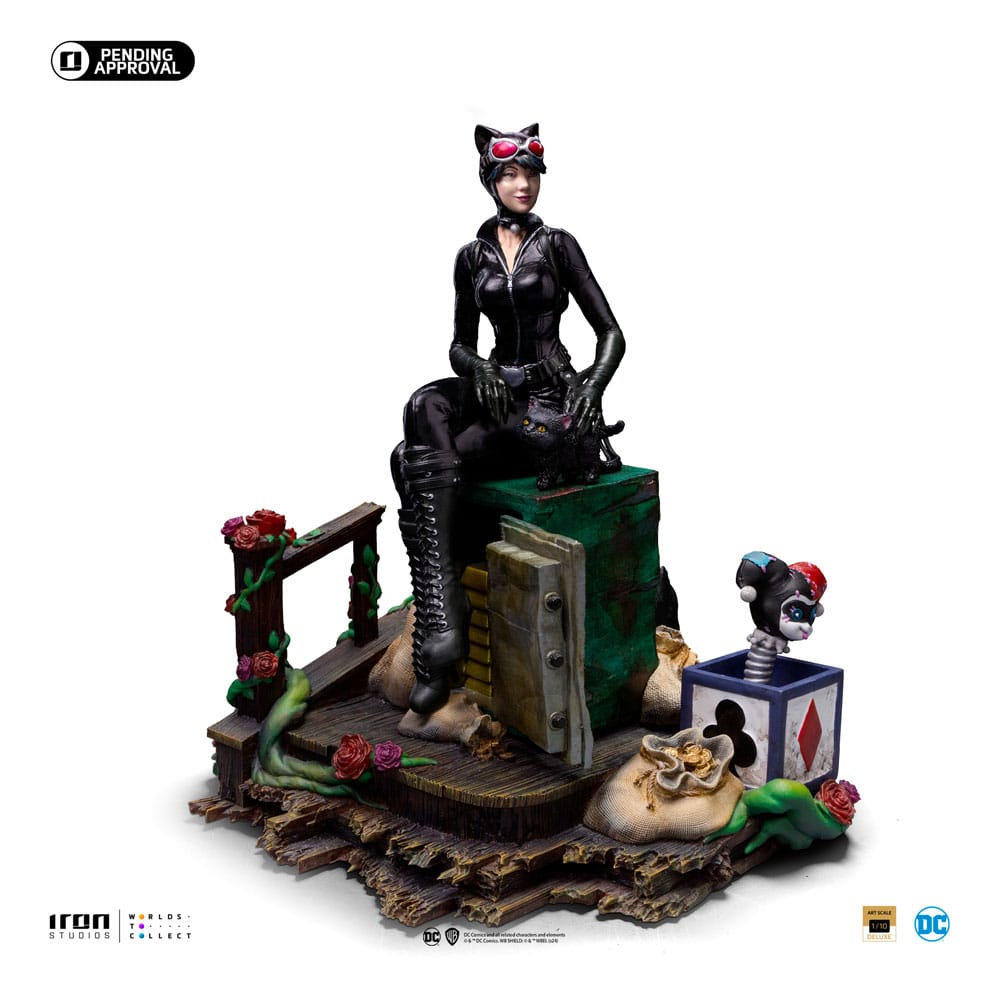 DC Comics Deluxe Art Scale Statue 1/10 Catwoman (Gotham City Sirens) 21 cm
