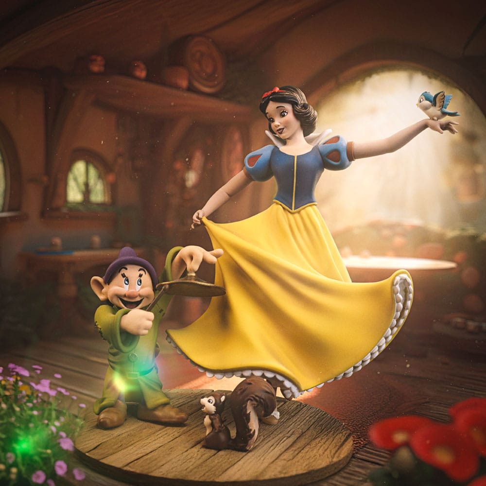 Snow White and the Seven Dwarfs Art Scale Statue 1/10 Snow White and Dopey 21 cm
