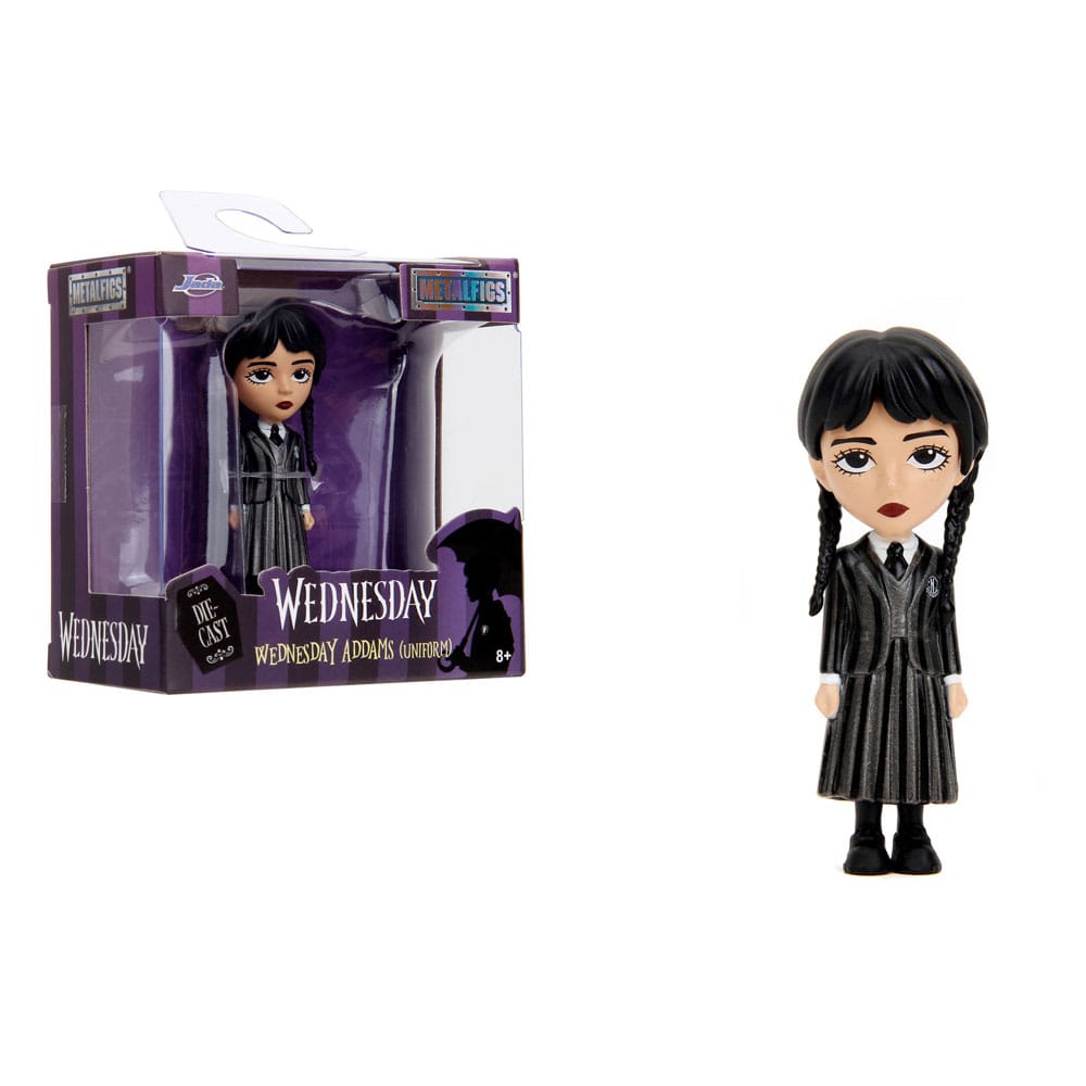 Wednesday Nano Metalfigs Diecast Mini Figures Wave 1 7 cm Assortment (12)