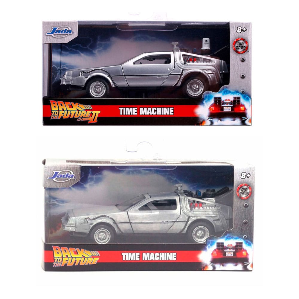 Back to the Future Diecast Models 1/32 Time Machine Display (6) - Damaged packaging