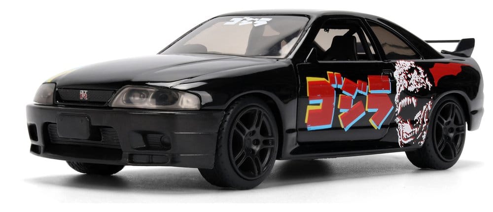 Godzilla Diecast Model 1:32 Nissan Skyline GT-R R33 Assortment (6)