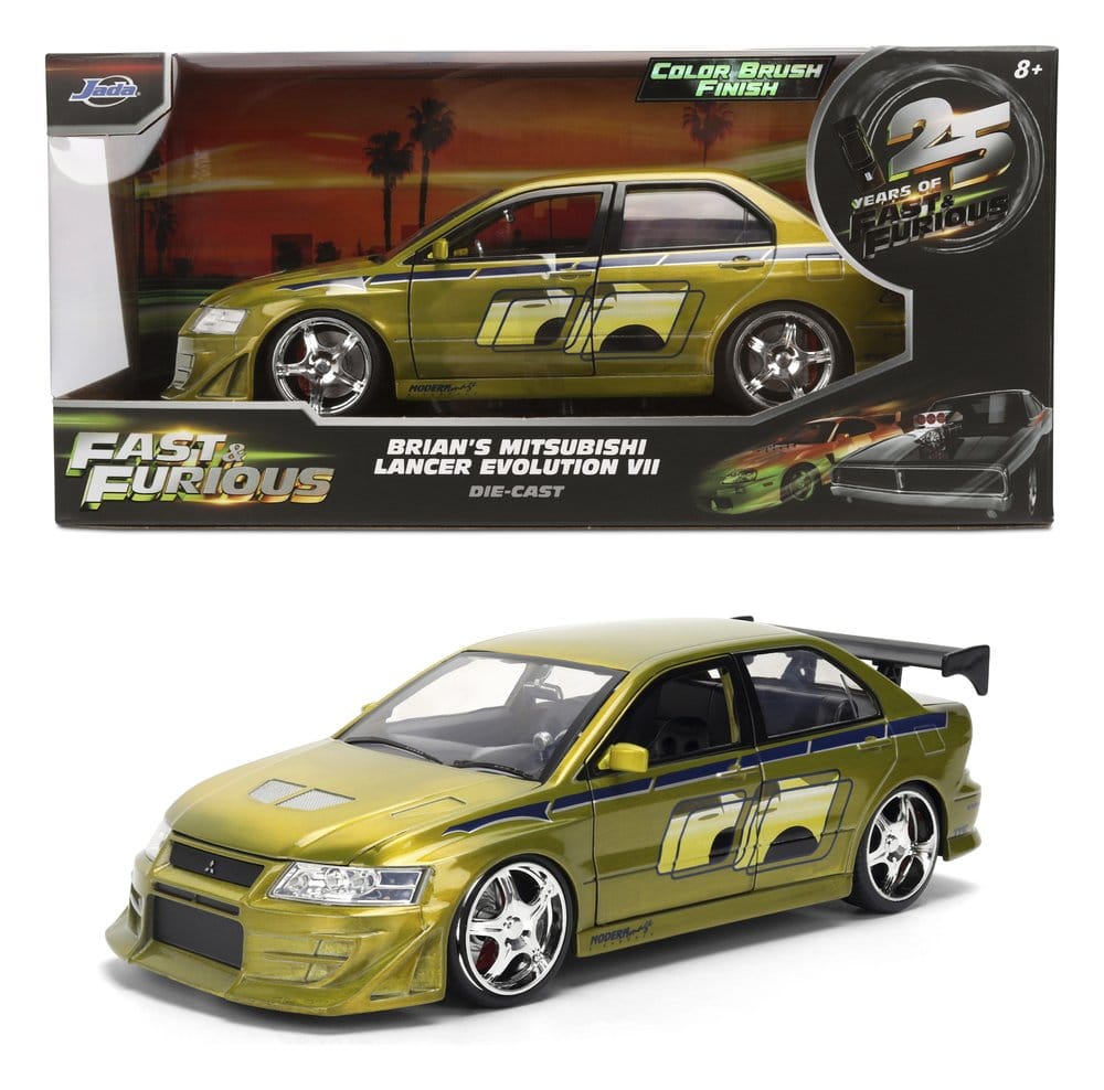 Fast & Furious Diecast Model 1/24 Anniversary Mitsubishi 9 cm