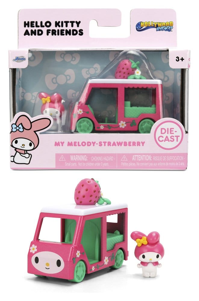 Sanrio Diecast Vehicles 1/55 Wave 1 Assortment (8)