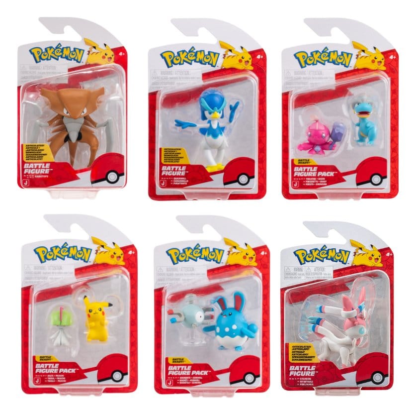 Pokémon Battle Figure Action Figures ver. 21 Assortment (6)