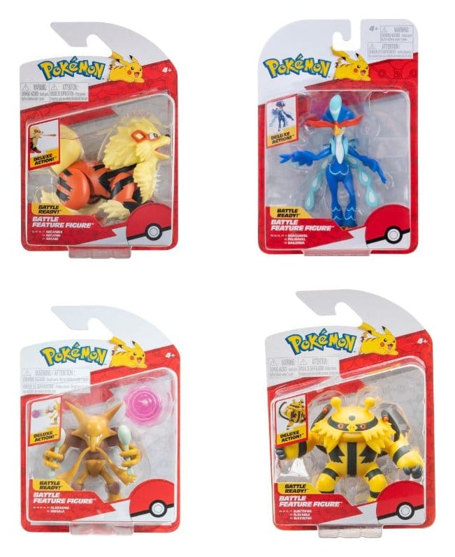Pokémon Battle Feature Figure Action Figure ver. 20 Assortment (4)