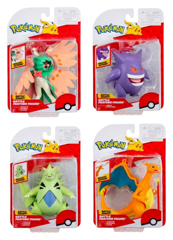 Pokémon Battle Feature Figure Action Figure ver. 22 Assortment (4)