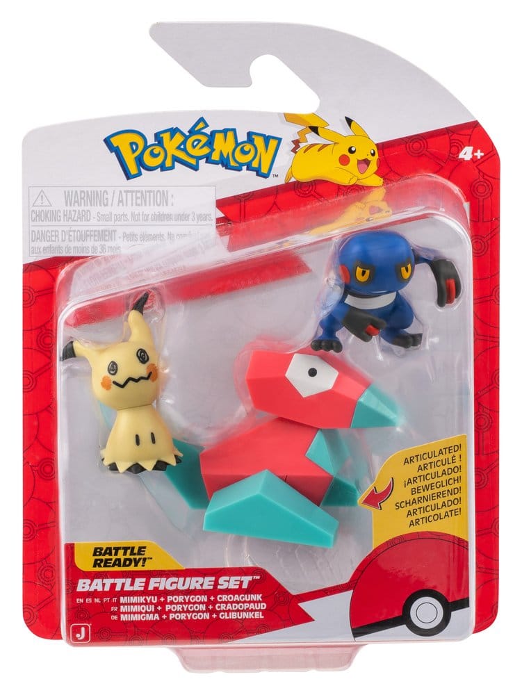 Pokémon Battle Figure Action Figures 3-Pack ver. 25 Assortment (4)