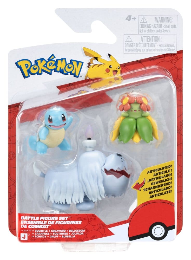 Pokémon Battle Figure Action Figures 3-Pack ver. 29 Assortment (4)