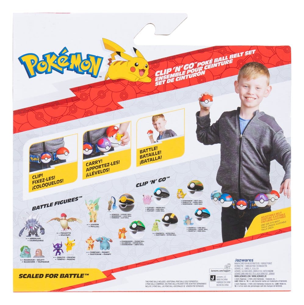 Pokémon Clip 'n' Go Belt Set ver. 20 Assortment (4)